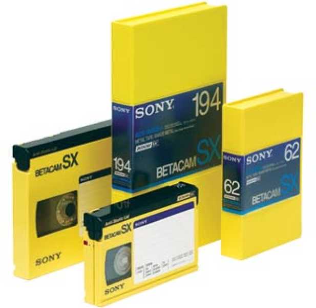 BCT- 64 SXLA SONY Betacam SX 64Min. LARGE (Mindestabn. 10 St.) BCT- 64 SXLA SONY Betacam SX 64Min. LARGE (Mindestabn. 10 St.)